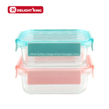 Borosilicate Glass Food Container with Sparkling Diamond Lid
